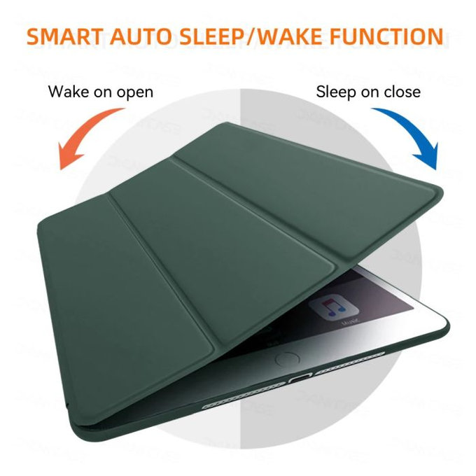 Θήκη Σιλικόνης Flip για iPad Air (4η, 5η Γενιά), Πράσινο | Green | FixPremium