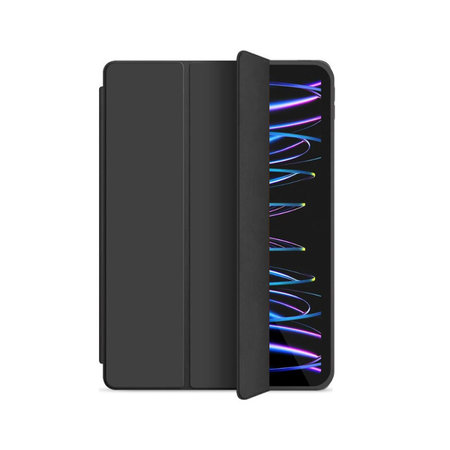 Θήκη Σιλικόνης Flip για iPad Pro 12.9" (4η, 5η Γενιά), Μαύρο | Black | FixPremium