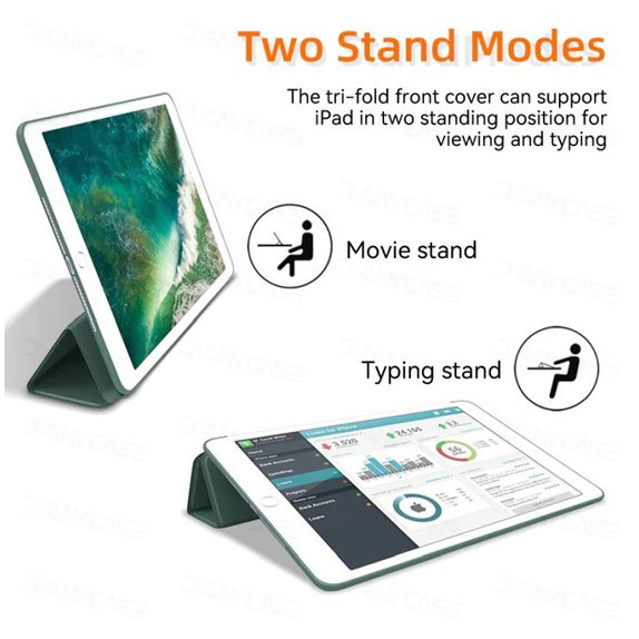 Θήκη Σιλικόνης Flip για iPad Pro 12.9" (4η, 5η Γενιά), Πράσινο | Green | FixPremium