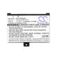 Battery για PocketBook Pro 602 | 603 | 612 | 902 | 903 | 912 | 920 | 920.W | 1ICP4/40/60 | 1S1P | 1100mAh | HQ