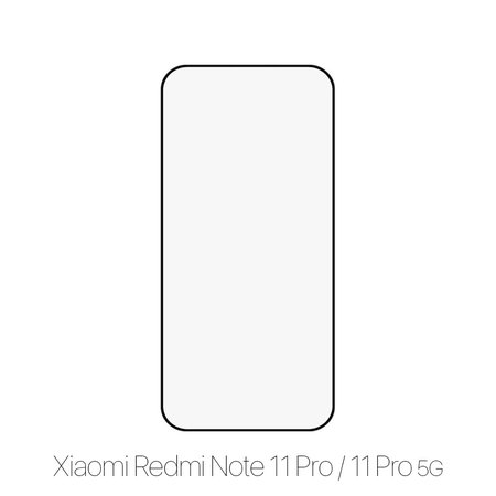 FullCover Glass - Προστατευτικό Γυαλί για Xiaomi Redmi Note 11 Pro | 11 Pro 5G | FixPremium