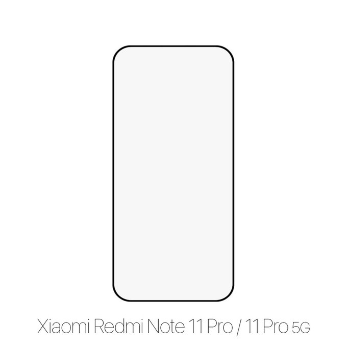 FullCover Glass - Προστατευτικό Γυαλί για Xiaomi Redmi Note 11 Pro | 11 Pro 5G | FixPremium