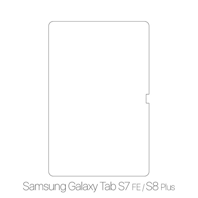 Προστατευτικό Γυαλί για Samsung Tab S7 FE, S8 Plus, FixPremium Glass