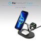 Βάση MagSafe 3σε1 για iPhone, Apple Watch & AirPods, Μαύρο | Black | FixPremium