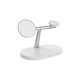 Βάση MagSafe 3σε1 για iPhone, Apple Watch & AirPods, Λευκό | White | FixPremium