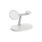 Βάση MagSafe 3σε1 για iPhone, Apple Watch & AirPods, Λευκό | White | FixPremium
