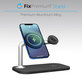 Βάση MagSafe για iPhone για Notebook, Ασημί | Silver | FixPremium