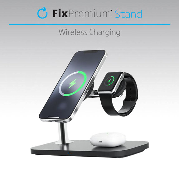 Βάση MagSafe για iPhone για Notebook, Μαύρο | Black | FixPremium