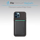 Θήκη MagSafe Carbon Wallet, Μαύρο, Black, FixPremium