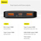 PowerBank 30 000 mAh | μαύρο | black | Baseus