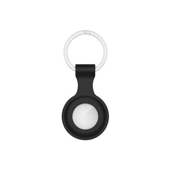 Μπρελόκ Σιλικόνης για AirTag | μαύρο | black | FixPremium
