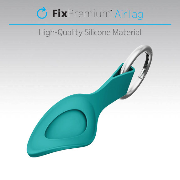 Μπρελόκ Σιλικόνης για AirTag | μπλε | blue | FixPremium