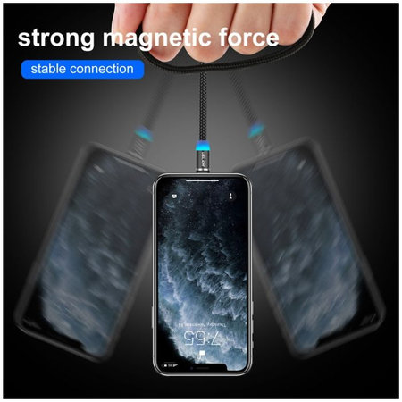 Μαγνητικό Καλώδιο Lightning / USB (1m) | Κόκκινο | Red | USLION