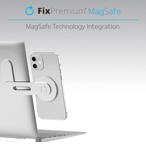 Αναδιπλούμενη Βάση με MagSafe, Μαύρο | Black | FixPremium