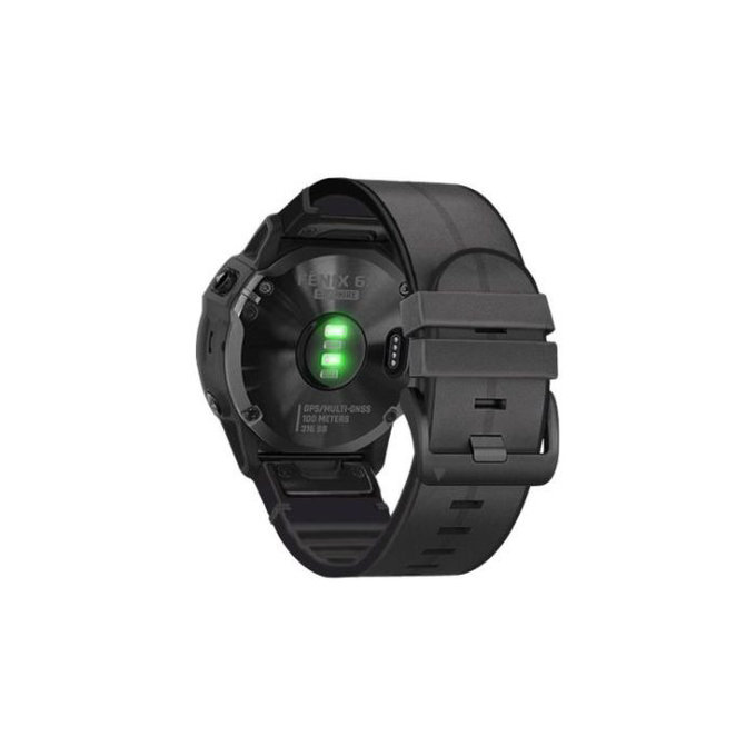 Δερμάτινο Λουράκι για Garmin (QuickFit 22mm) | Μαύρο | Black | FixPremium
