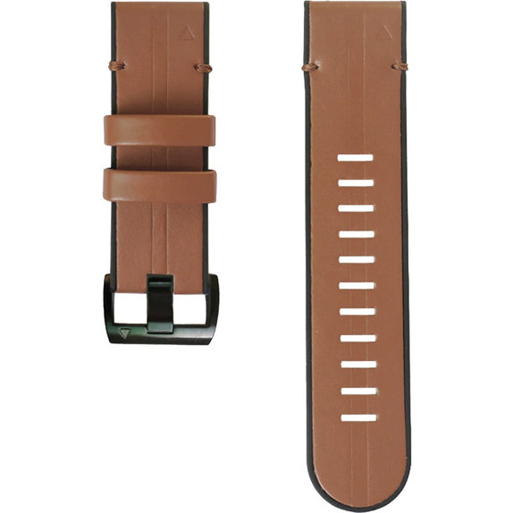 Δερμάτινο Λουράκι για Garmin (QuickFit 22mm) | light brown | FixPremium