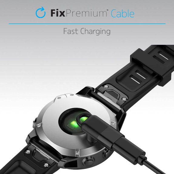 Αντάπτορας USB-C για Θύρα Garmin για Watch | μαύρο | Black | FixPremium