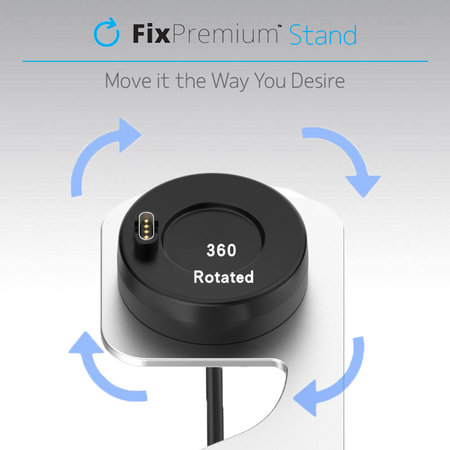 Βάση Φόρτισης για Garmin Watch | Ασημί | Silver | FixPremium