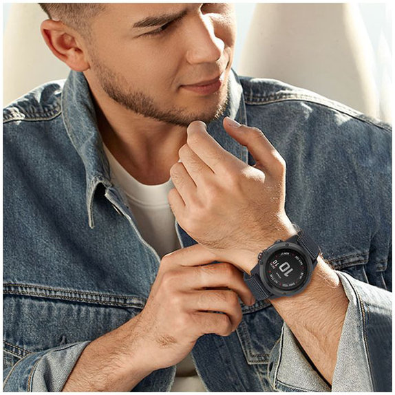 Λουράκι Νάιλον για Garmin (26mm) | Μαύρο | Black | FixPremium