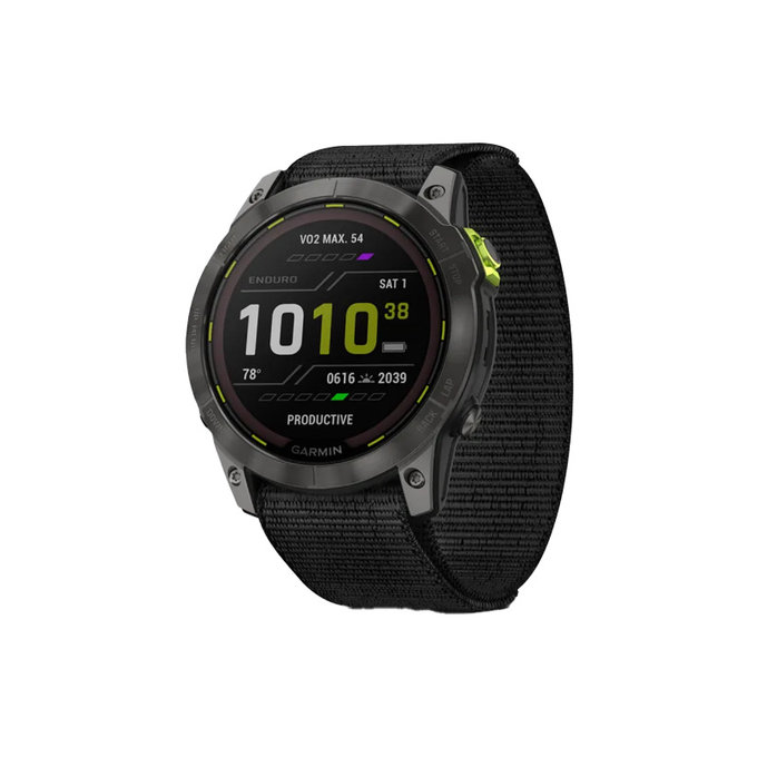 Λουράκι Νάιλον για Garmin (26mm) | Μαύρο | Black | FixPremium