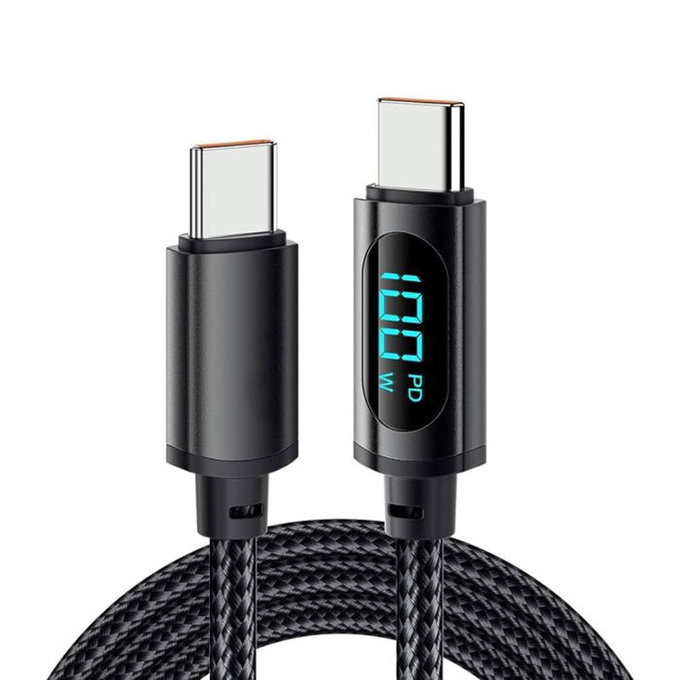 Καλώδιο USB-C / USB-C με Λειτουργία Power Delivery (1m) | Μαύρο | Black | FixPremium