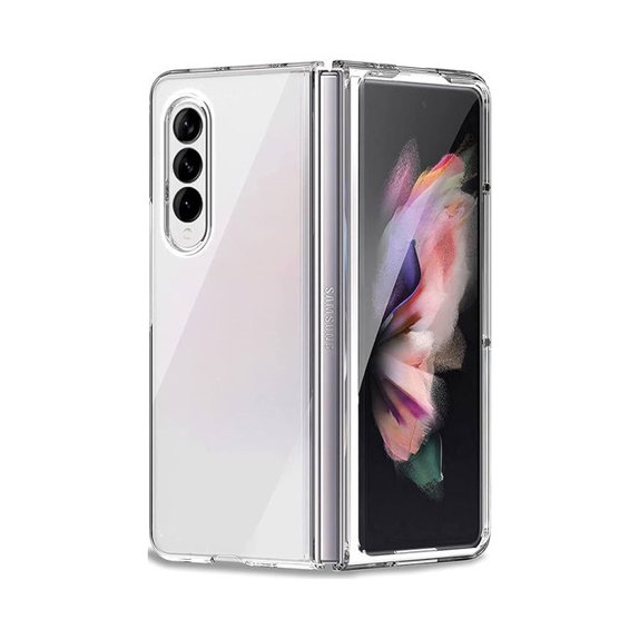 Θήκη σιλικόνης για Samsung Z Fold 3, Transparent, FixPremium