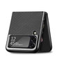 Θήκη Carbon για Samsung Z Flip 4, Μαύρο, Black, FixPremium