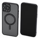 Θήκη Crystal s MagSafe για iPhone 12 Pro Max, Μαύρο, Black, FixPremium