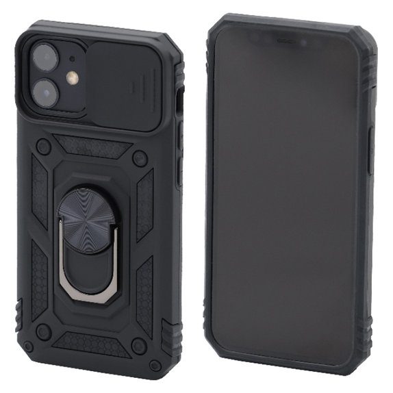 Θήκη CamShield για iPhone 12 mini, Μαύρο, Black, FixPremium