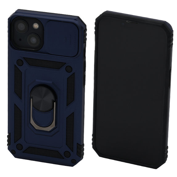 Θήκη CamShield για iPhone 13 & 14, Μπλε, Blue, FixPremium