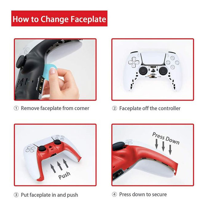 Διακοσμητικό Καπάκι για PS5 DualSense | Ροζ | Pink | FixPremium