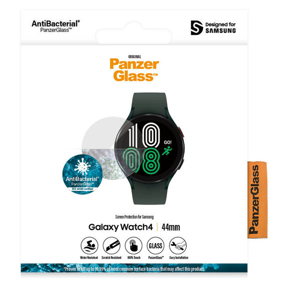 Σκληρυμένο γυαλί Flat Glass AB για Samsung Galaxy Watch4 44 mm, Διάφανο, PanzerGlass