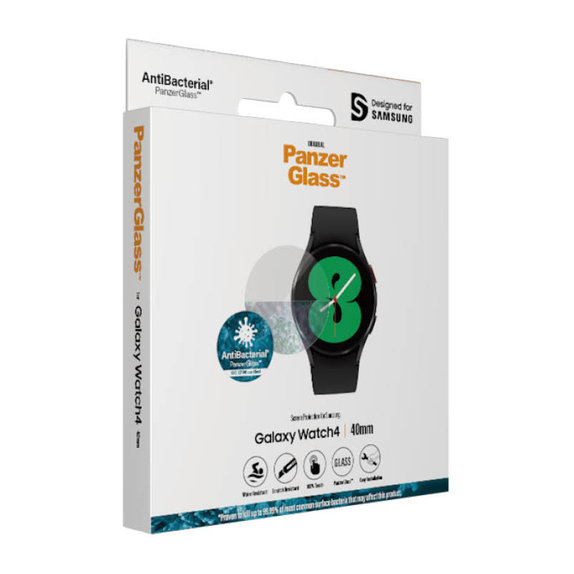 Σκληρυμένο γυαλί Flat Glass AB για Samsung Galaxy Watch 4 40 mm, Διάφανο, PanzerGlass