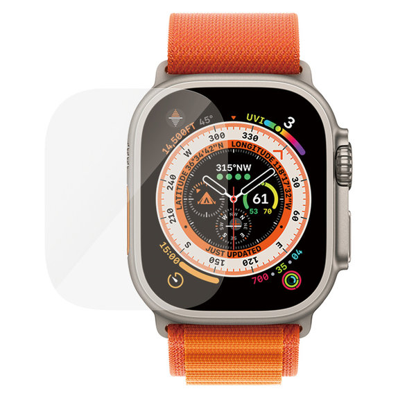 Σκληρυμένο γυαλί AB για Apple Watch Ultra 2/Ultra, Διάφανο, PanzerGlass