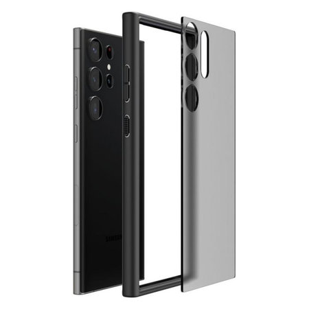 Θήκη Ultra Hybrid για Samsung S23 Ultra | Frost Black | Spigen