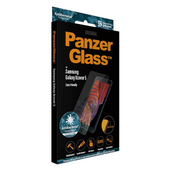 Σκληρυμένο γυαλί Case Friendly AB για Samsung Galaxy Xcover 5, Διάφανο, PanzerGlass