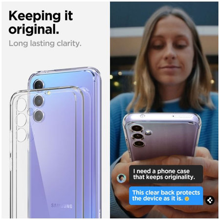 Θήκη Ultra Hybrid για Samsung A34 5G | Crystal Clear | Spigen