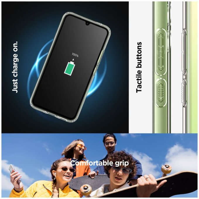 Θήκη Ultra Hybrid για Samsung A34 5G | Crystal Clear | Spigen