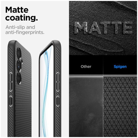 Θήκη Liquid Air για Samsung A54 5G | Matte Black | Spigen