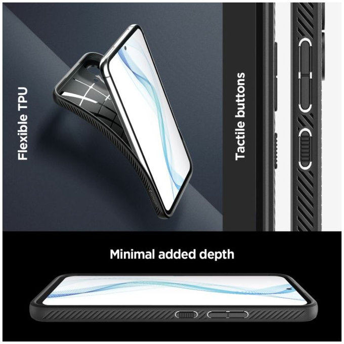 Θήκη Liquid Air για Samsung A54 5G | Matte Black | Spigen