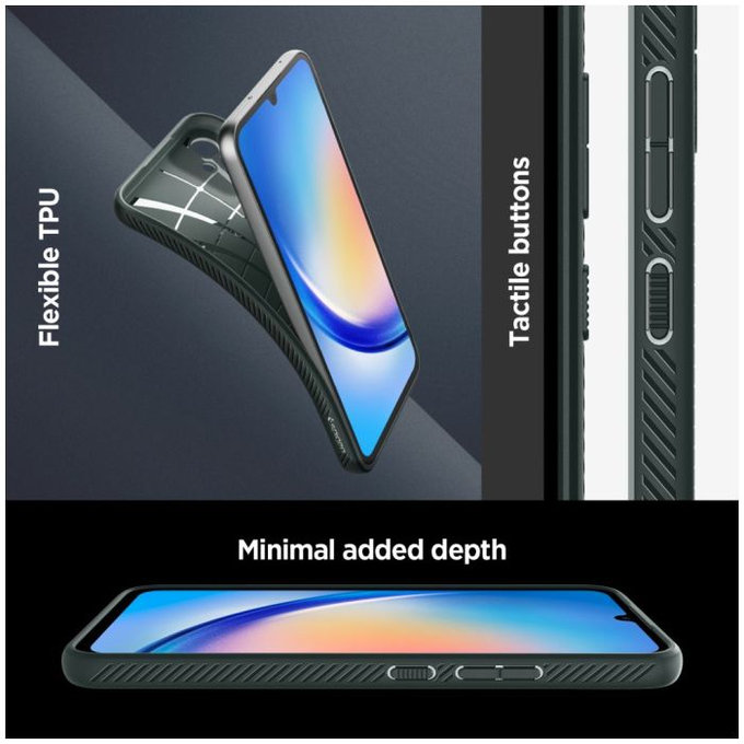 Θήκη Liquid Air για Samsung A34 5G | Abyss Green | Spigen