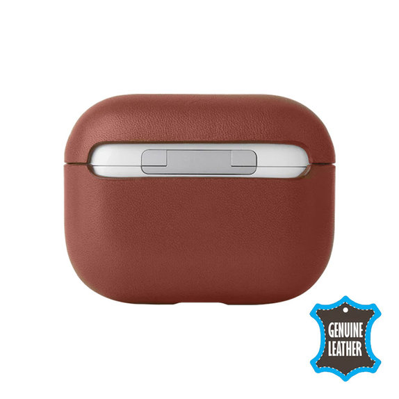 Δερμάτινη Θήκη για AirPods 3, Καστανός, Brown, FixPremium
