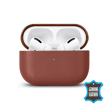 Δερμάτινη Θήκη για AirPods Pro 2, Καστανός, Brown, FixPremium