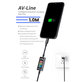 Καλώδιο Φόρτισης Έξυπνης Ανίχνευσης (Lightning - USB-C) για AV-Line