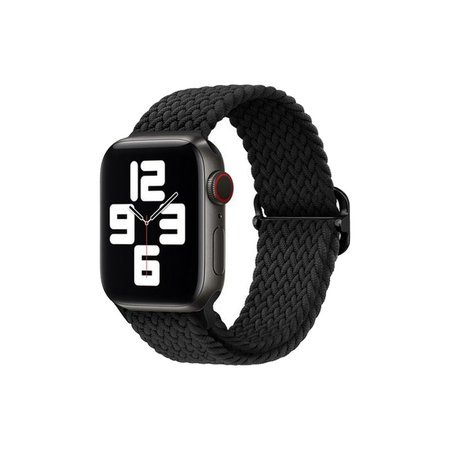 Λουράκι Solo Loop για Apple Watch | 42mm | 44mm | 45mm | 49mm | Μαύρο | Black | FixPremium