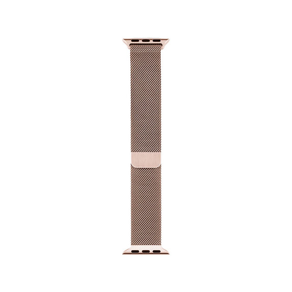 Λουράκι Milanese Loop για Apple Watch | 42mm | 44mm | 45mm | 49mm | Ροζ Χρυσό | Rose Gold | FixPremium