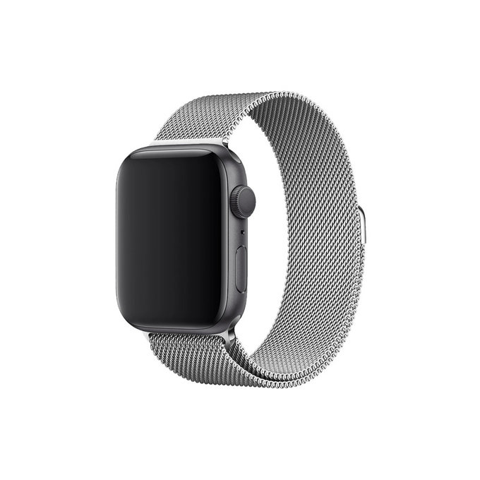 Λουράκι Milanese Loop για Apple Watch | 38mm | 40mm | 41mm | Ασημί | Silver | FixPremium