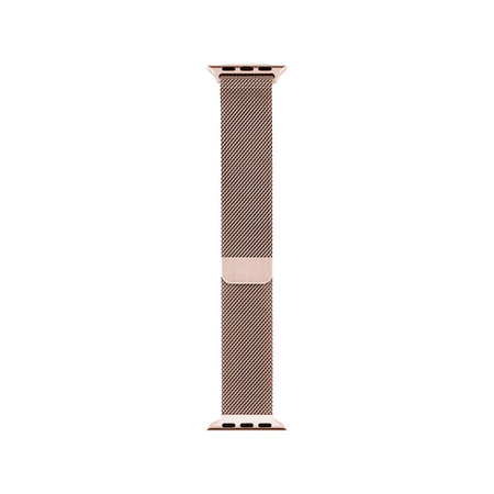 Λουράκι Milanese Loop για Apple Watch | 38mm | 40mm | 41mm | Ροζ Χρυσό | Rose Gold | FixPremium