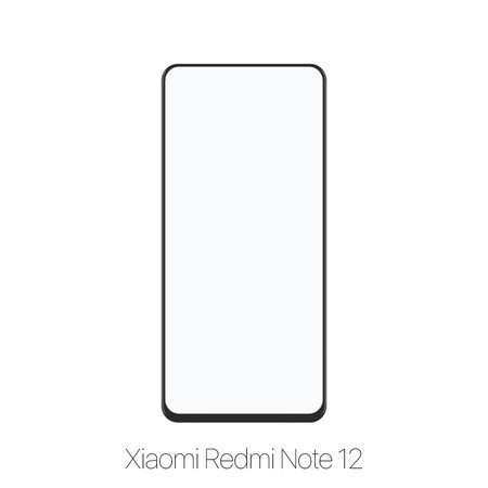 FullCover Glass - Προστατευτικό Γυαλί για Xiaomi Redmi Note 12 | FixPremium