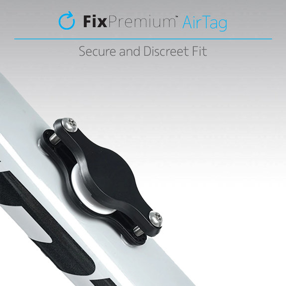 Βάση για AirTag για Ποδήλατο | Μαύρο | Black | FixPremium
